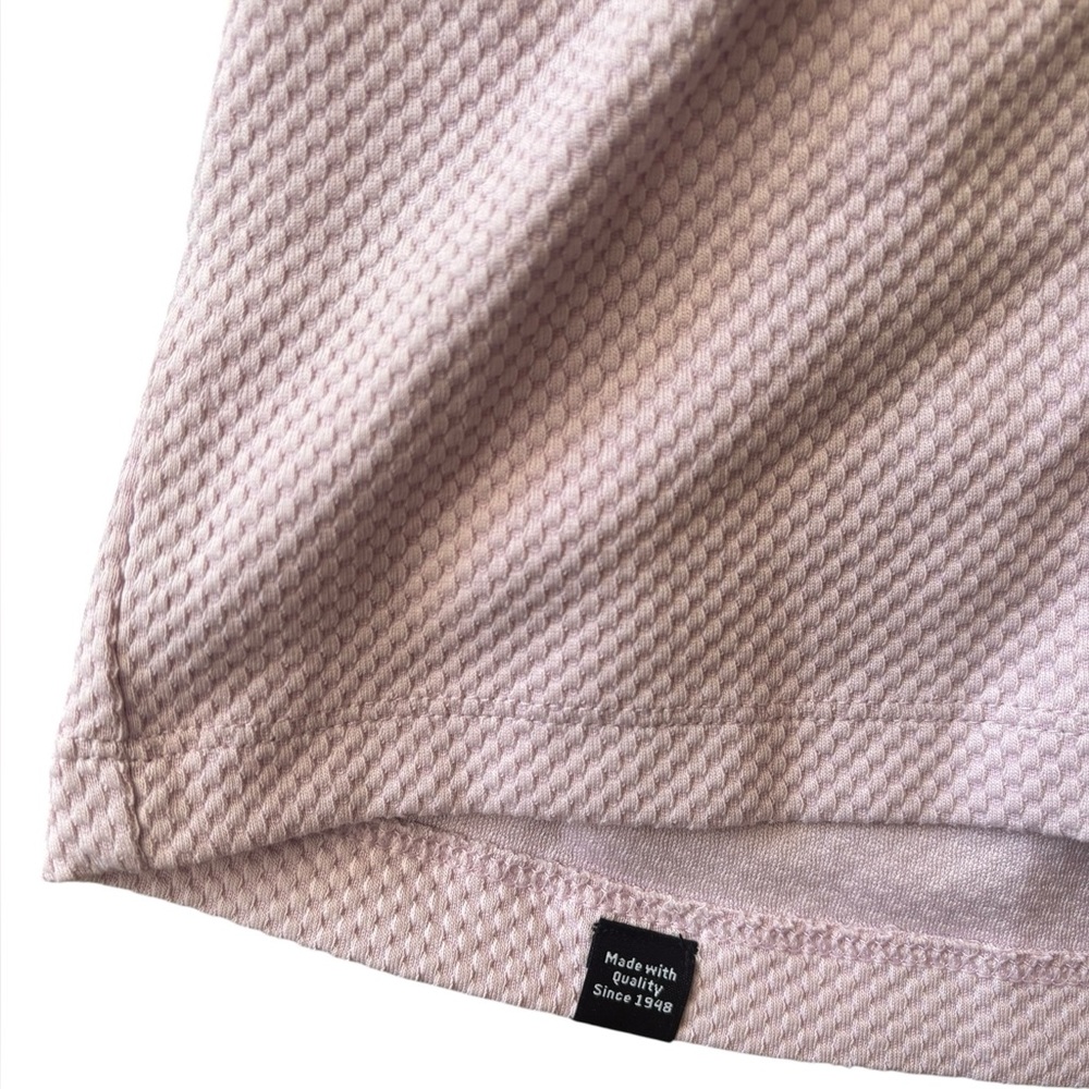 Puma Light Pink Crop Boxy Fit Polo Shirt - Picture 2 of 6